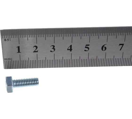 Болт ЗУБР ГОСТ 7798-70, M6 x 16 мм, 8 шт, кл. пр. 5.8, оцинкованный, 303086-06-016
