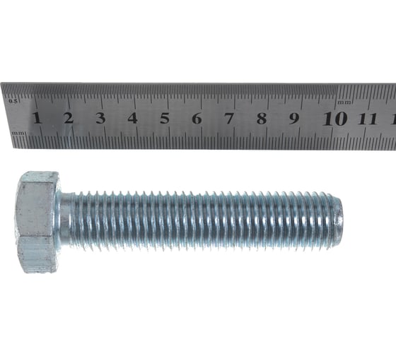 Болт ЗУБР ГОСТ 7798-70, M20 x 90 мм, 5 кг, (примерно 20 шт.) кл. пр. 5.8, оцинкованный, 303080-20-090
