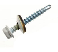 Кровельные саморезы ЗУБР СКД RAL 9003 белый, 35x4.8 мм, 380 шт 4-300315-48-035-9003