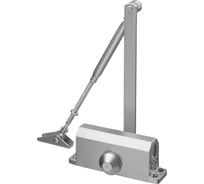 Дверной доводчик для дверей массой до 40 кг STAYER цвет серебро 37915-50