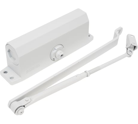 Дверной доводчик для дверей массой до 80 кг STAYER цвет белый 37916-80