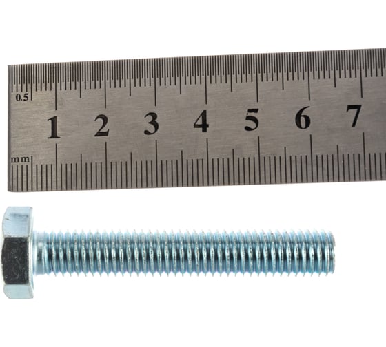 Болт ЗУБР ГОСТ 7798-70, M10 x 60 мм, 3 шт, кл. пр. 5.8, оцинкованный, 303086-10-060