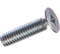 Винт ЗУБР DIN 965, M4 x 16 мм, 20 шт, кл. пр. 4.8, оцинкованный, 303116-04-016