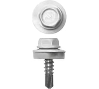 Кровельные саморезы ЗУБР СКМ RAL 9003 белый, 25 x 5.5 мм, 420 штук 4-300315-55-025-9003