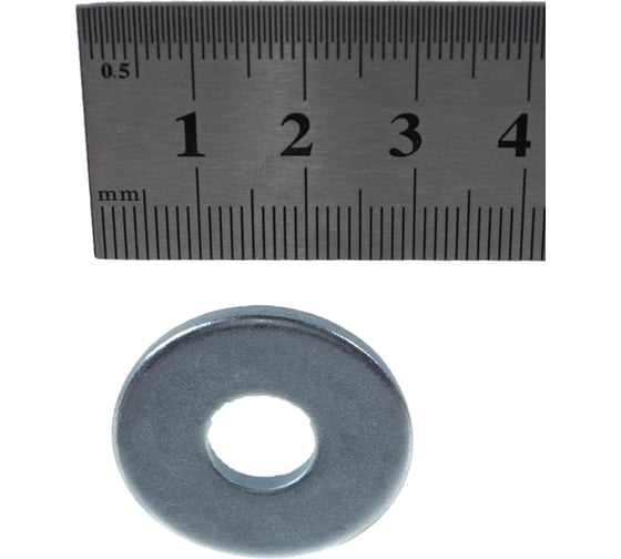 Кузовная шайба ЗУБР DIN 9021, 10 мм, 4 штуки, оцинкованная 303826-10