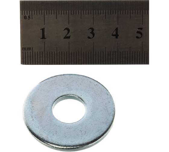 Кузовная шайба ЗУБР DIN 9021, 12 мм, 2 штуки, оцинкованная 303826-12