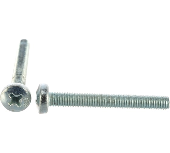 Винт ЗУБР DIN 7985, M5 x 40 мм, 5 кг, (примерно 769 шт.) кл. пр. 4.8, оцинкованный, 303150-05-040 1