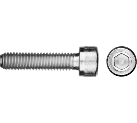 Винт ЗУБР DIN 912, М10x40 мм, 5 кг, 160 шт., кл. пр. 8.8, оцинкованный, 30318-10-040 1