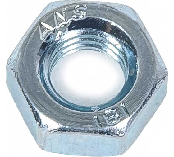 Гайка ЗУБР ГОСТ 5927-70, M6, 25 шт, кл. пр. 6, оцинкованная, 303556-06