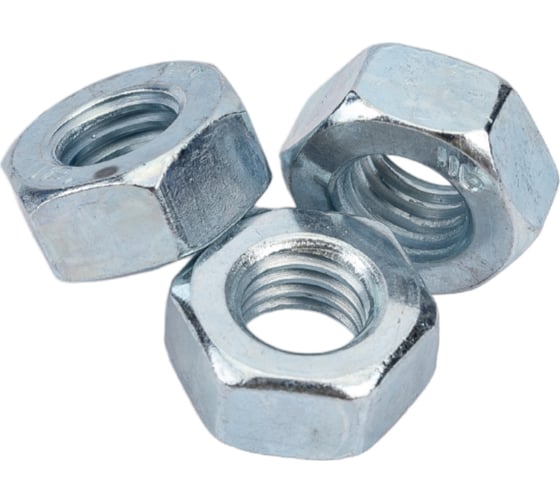 Гайка ЗУБР ГОСТ 5927-70, M10, 5 шт, кл. пр. 6, оцинкованная, 303556-10