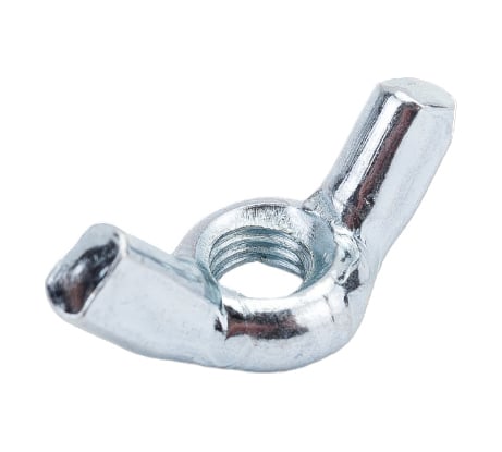 Гайка ЗУБР DIN 315 барашковая, M5, 6 шт, оцинкованная, 303736-05