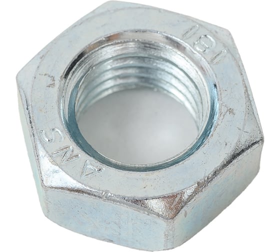 Гайка ЗУБР ГОСТ 5927-70, M14, 2 шт, кл. пр. 6, оцинкованная, 303556-14