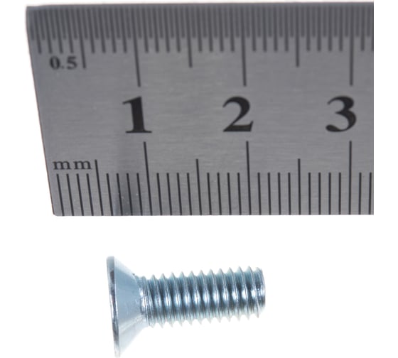 Винт ЗУБР DIN 965, M6 x 16 мм, 9 шт, кл. пр. 4.8, оцинкованный, 303116-06-016
