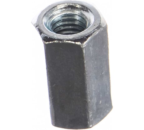 Гайка ЗУБР DIN 6334 переходная, M10, 1 шт, оцинкованная, 303756-10