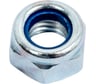 Гайка ЗУБР DIN 985 с нейлоновым кольцом, M8, 8 шт, кл. пр. 6, оцинкованная, 303586-08
