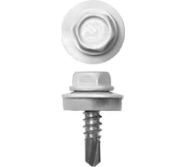 Саморезы ЗУБР СКМ кровельные, RAL 9003 белый, 25 x 5.5 мм, 1800 шт 4-300310-55-025-9003