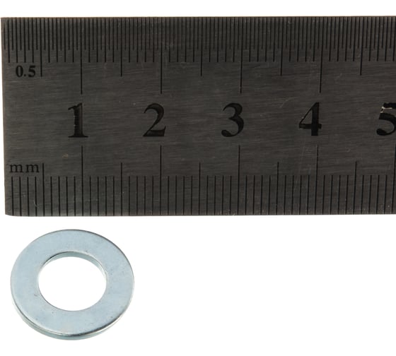 Шайба ЗУБР DIN 125A, 8 мм, 25 штук, оцинкованная 303806-08