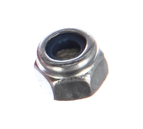 Гайка ЗУБР DIN 985 с нейлоновым кольцом, M4, 20 шт, кл. пр. 6, 303586-04