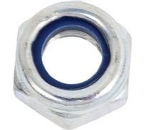 Гайка ЗУБР DIN 985 с нейлоновым кольцом, оцинкованная, 303586-06