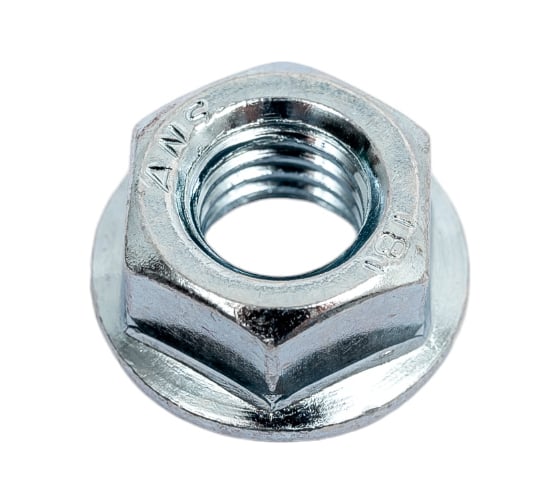 Гайка DIN 6923 с фланцем ЗУБР, M8, 6 шт, кл. пр. 8, оцинкованная, 303636-08 1