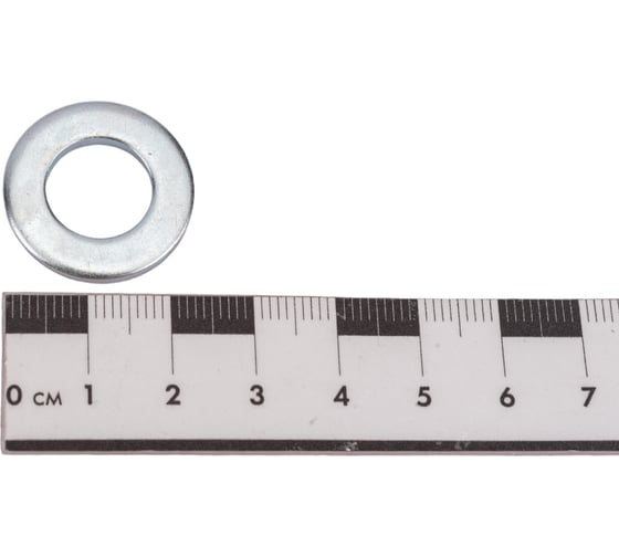 Шайба ЗУБР DIN 125A, 12 мм, 8 штук, оцинкованная 303806-12