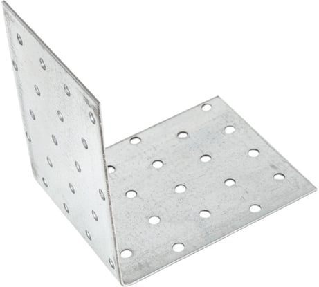 Крепежный равносторонний уголок СИБРТЕХ 2,0 мм, KUR 100x100x80 мм 46430