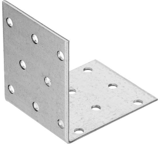 Крепежный равносторонний уголок СИБРТЕХ 2,0 мм, KUR 60x60x50 мм 46420