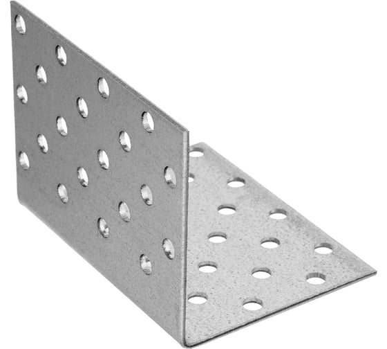 Крепежный равносторонний уголок СИБРТЕХ 2,0 мм, KUR 60x60x80 мм P 46422