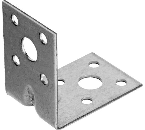 Крепежный уголок СИБРТЕХ усиленный 1,62 мм, KUU 90x90x65 мм 46412