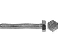 Болт с шестигранной головкой Зубр DIN 933, класс прочности 8.8, оцинкованный, M6x16 мм, ТФ0, 5000 шт. 4-303070-06-016