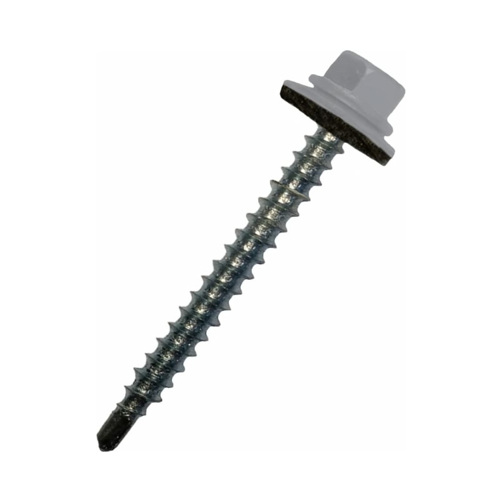 Кровельный саморез КРЕП-КОМП 4,8x70, RAL7004, серый, 1500 шт. ск707004к ...