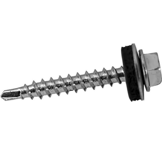 Кровельный саморез КРЕП-КОМП цинк, с шайбой EPDM, 4,8x35, Kn KENNER, 3000 шт. ск4835т 1