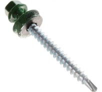 Кровельный саморез КРЕП-КОМП 4,8x70, RAL6002, зелёный, 1500 шт. ск706002к