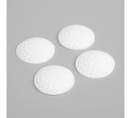 Мебельный силиконовый стопор ТУНДРА 40x8 мм, 4 шт. 7090563