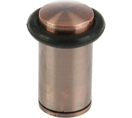 Дверной упор ТУНДРА U301AС, d=28 мм, h=57 мм, цвет медь 1866322