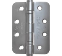 Комплект карточных петель Doorlock dl h102/76/2b/r/sss/gf графит pvd, 102x76x3 мм, 2 штуки, скругленные 74079