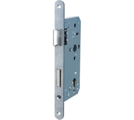 Корпус замка Doorlock DL4292С/55/72/20/SCr матовый хром, реверсивный, под цилиндр, бэксет 55 мм, межосевое расстояние 72 мм, фронтальная планка шириной 2 75309