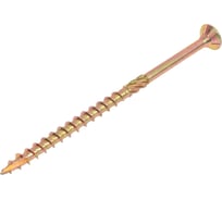 Конструкционные саморезы КРЕП-КОМП потай, Torx, желтый цинк, 5.0x90 мм, 100 шт. скт590