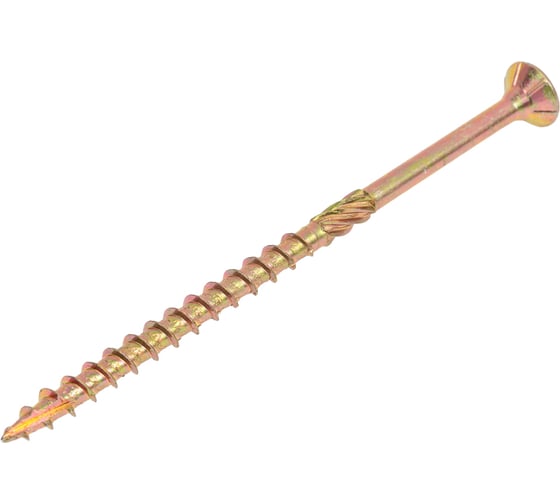 Конструкционные саморезы КРЕП-КОМП потай, Torx, желтый цинк, 5.0x90 мм, 100 шт. скт590 1