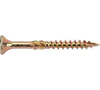 Конструкционные саморезы КРЕП-КОМП потай, Torx, желтый цинк, 3.0x30 мм, 500 шт. скт330