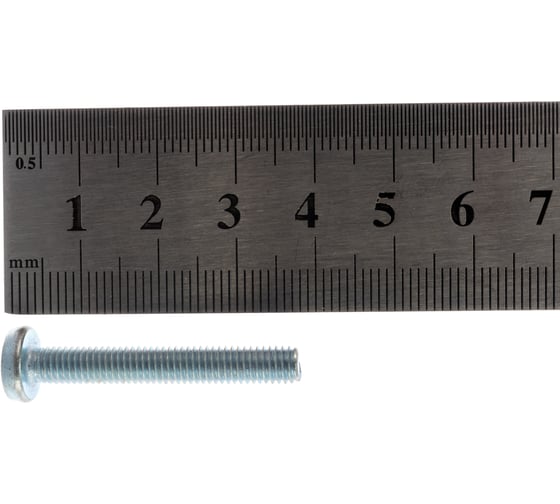 Винт ЗУБР DIN 7985, M5 x 35 мм, 5 кг, (примерно 862 шт.) кл. пр. 4.8, оцинкованный 303150-05-035