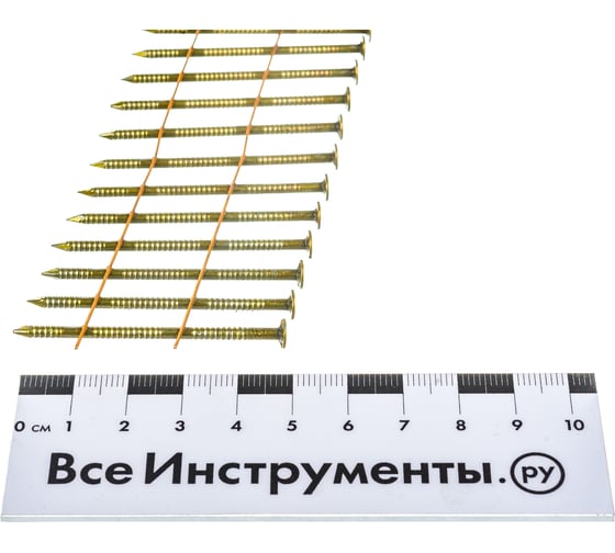 Гвозди барабанные (12000 шт; 2.3x50 мм; кольцевая накатка) для N65C FUBAG 140156