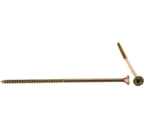 Универсальные шурупы для дерева, ДСП, ДВП Зубр желтопассивированные, PZ, 6,0x140мм, ТФ0, 600 штук 4-300390-60-140