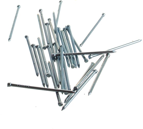 Финишные гвозди Зубр, оцинкованные, в п/э пакете, 1,8x40мм, 100шт 3069-1,8-40
