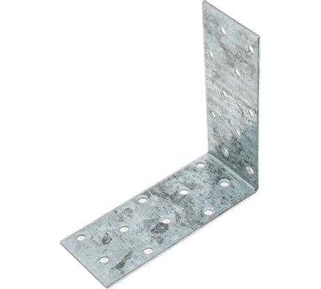 Крепежный равносторонний уголок ЗУБР УКР-2.0 40х100х100 х 2мм 310206-040-100