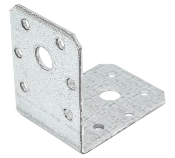 Крепежный уголок ЗУБР УК-2.5 45х60х60 х 2.5мм 31012-60
