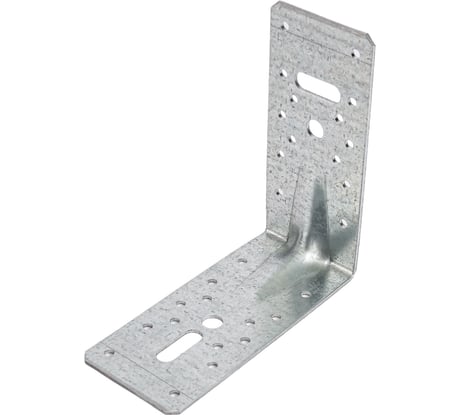 Крепежный усиленный уголок ЗУБР УКУ-2.5 65х145х145 х 2.5мм 31011-145