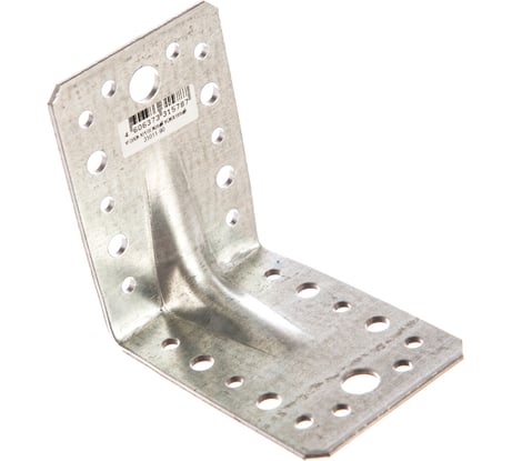 Крепежный усиленный уголок ЗУБР УКУ-2.5 65х90х90 х 2.5мм 31011-90