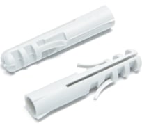 Распорный дюбель ТУНДРА тип S, полипропиленовый, 8x40 мм, 1000 шт. 9501007