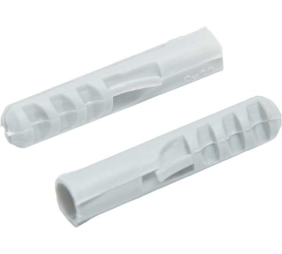 Распорный дюбель ТУНДРА тип S, полипропиленовый, 6x30 мм, 50 шт. 9694735 1